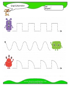 Çizgi Çalışma Sayfaları